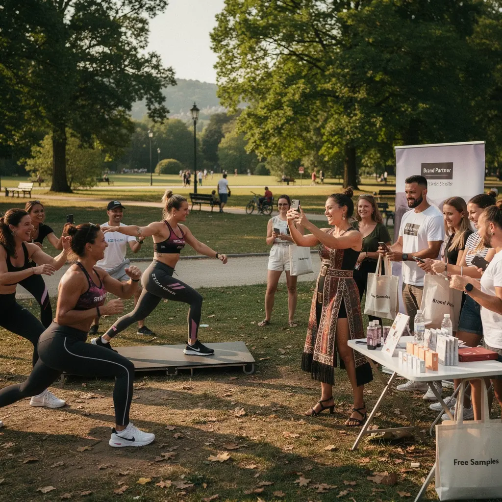 Sociální média s příspěvky od různých tvůrců obsahu.